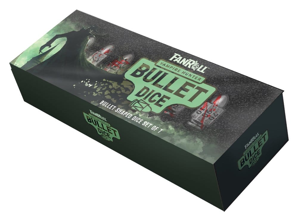 PRE ORDINE - FanRoll Resin Bullet Poly Dice Set Vampire Hunter (7)