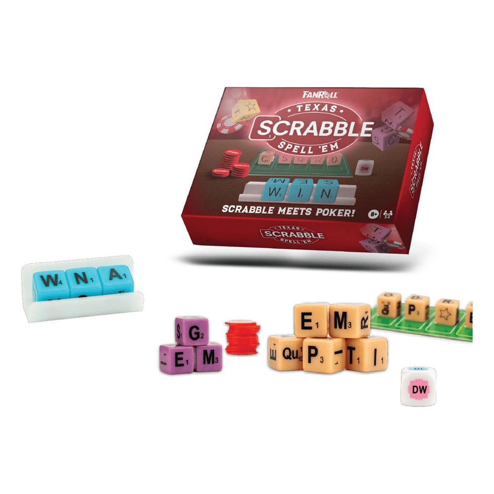 PRE ORDINE - FanRoll Hasbro Game Scrabble Texas Spell Em