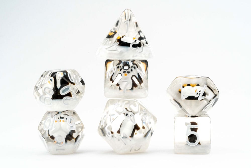 PRE ORDINE - FanRoll Dice Set Penguin (7)