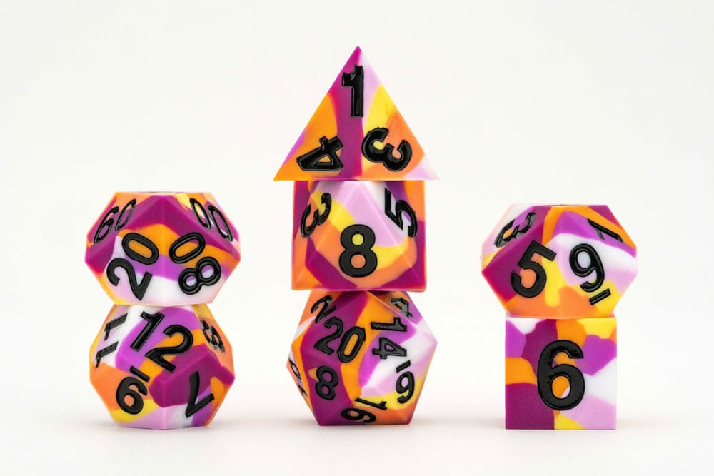 PRE ORDINE - MDG Dice Set Pride Lesbian Flag