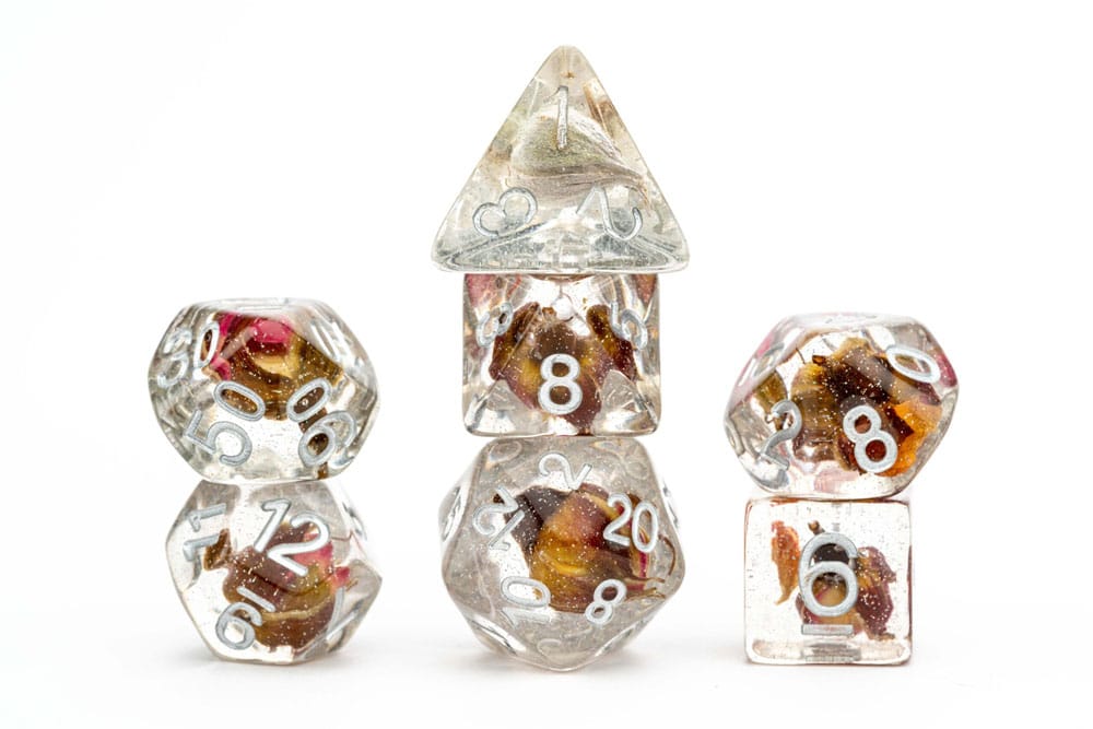 PRE ORDINE - FanRoll Dice Set Rose (7)