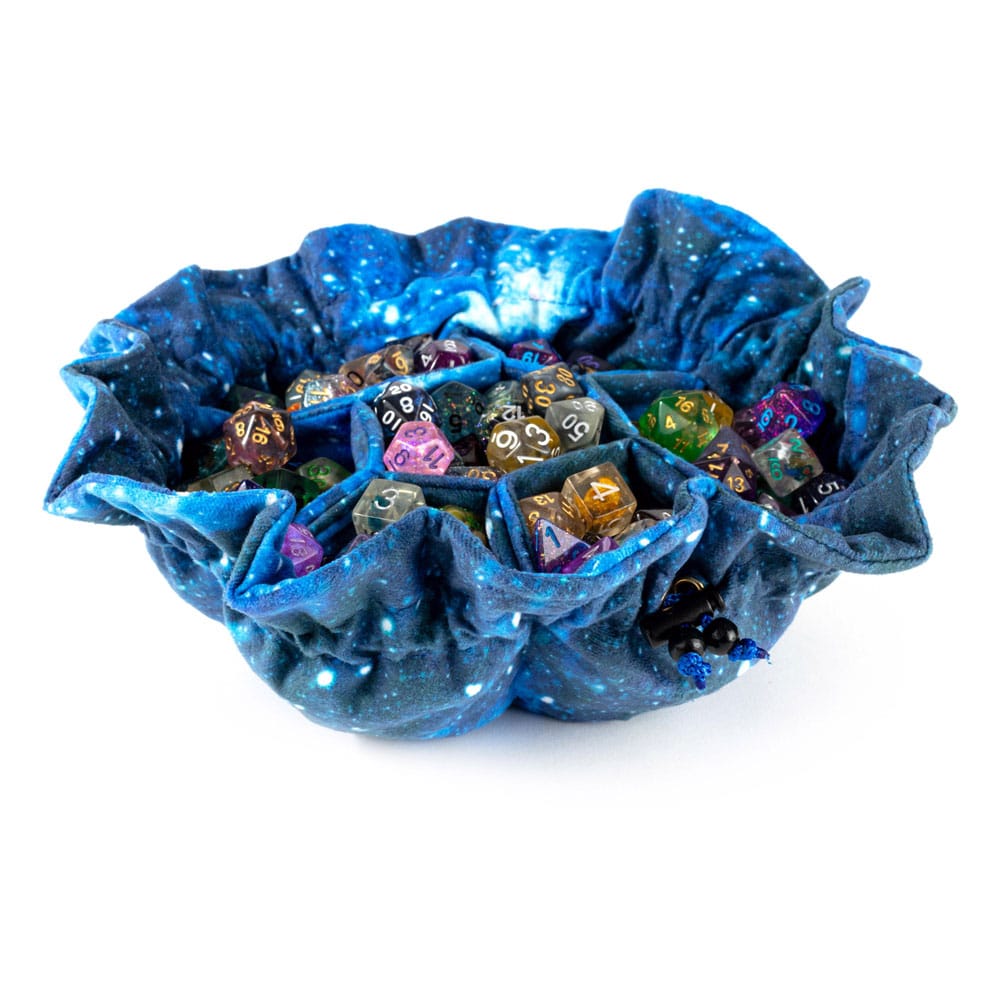 PRE ORDINE - FanRoll Dice bag with compartments Velvet Galaxy
