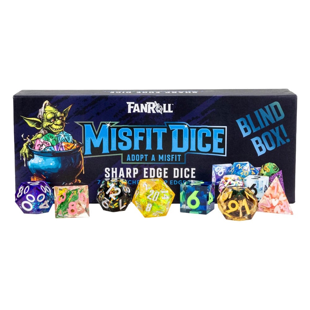 PRE ORDINE - Misfit Adopt a Misfit Dice Set Blind Box Sharp Edge Dice Assortment (12)