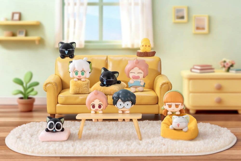 PRE ORDINE - Luo Xiaohei Peekrin Series 1 Blind Box Mini Figures 2-Pack Display (4)