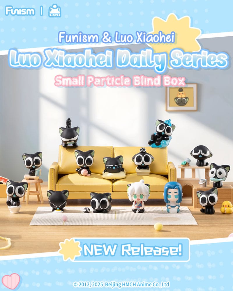 PRE ORDINE - Luo Xiaohei Mini Figures Q face Series 1 3 cm Display (4)