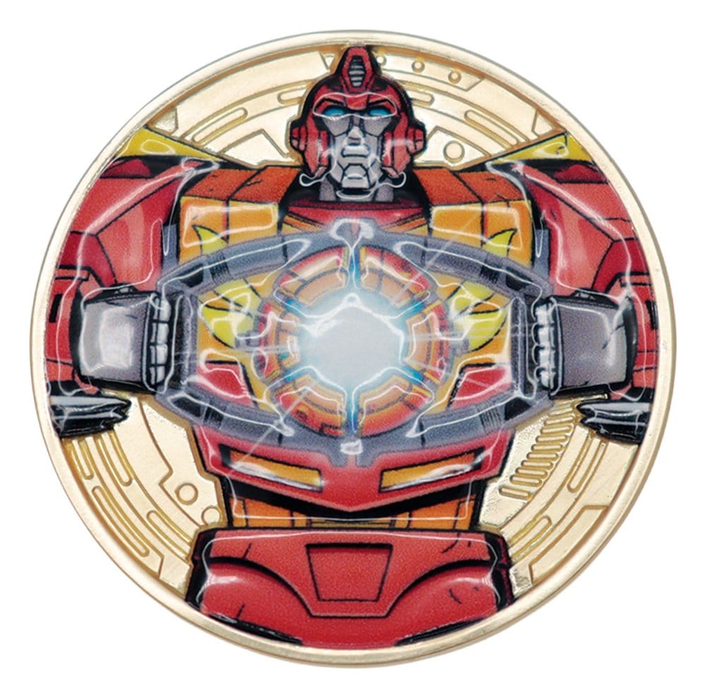 PRE ORDINE - Transformers Collectable Coin The Movie 40th Anniversary Limited Edition 24k Gold Plated