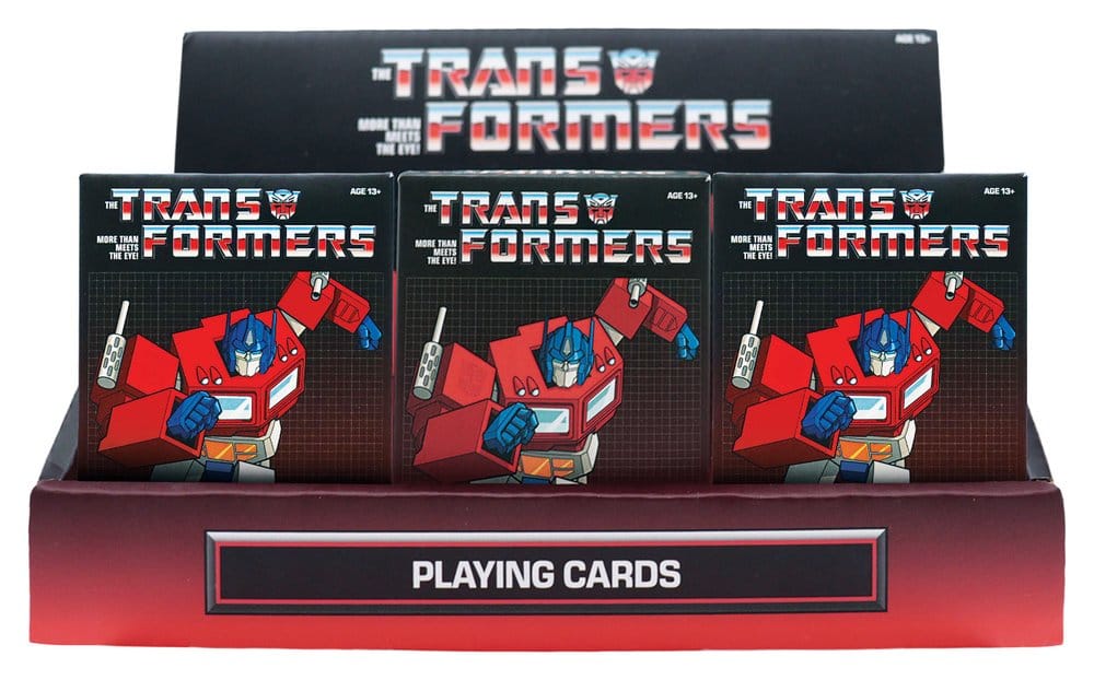 PRE ORDINE - Transformers Playing Cards Display (12)