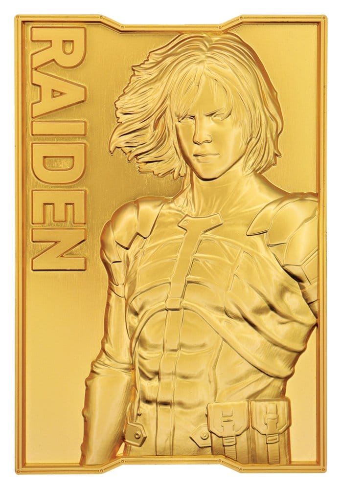 PRE ORDINE - Metal Gear Solid 2 Ingot Raiden 24k Gold Plated Limited Edition