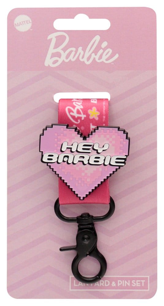 PRE ORDINE - Barbie Lanyard & Pin Badge Set