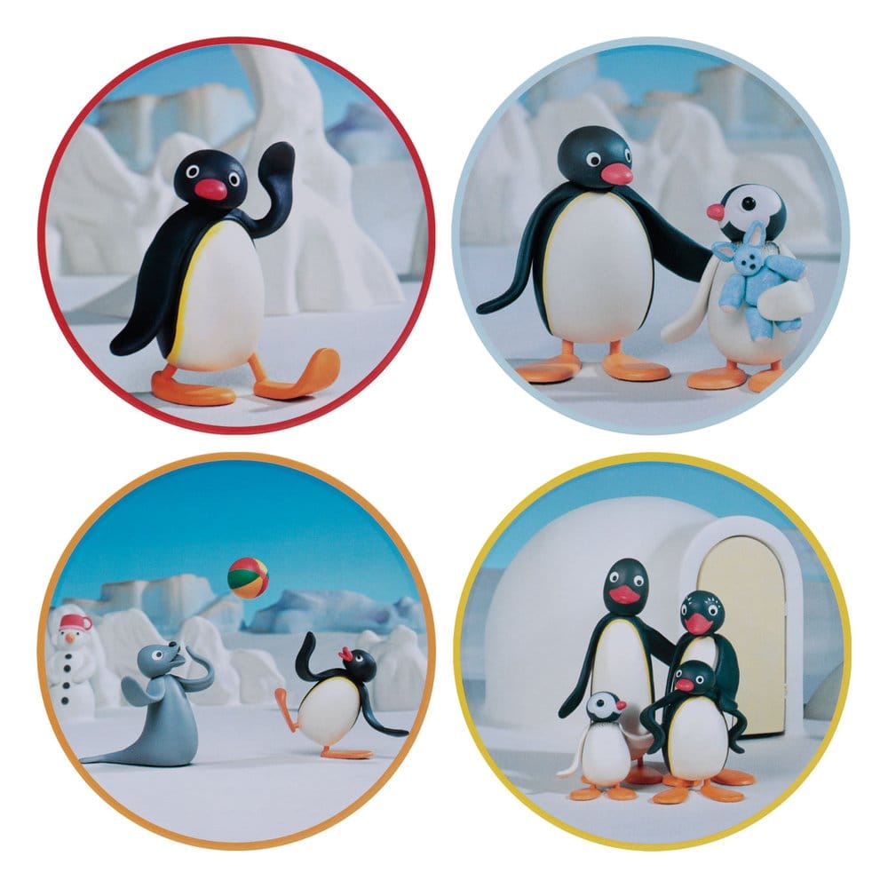 PRE ORDINE - Pingu Coaster 4-Pack