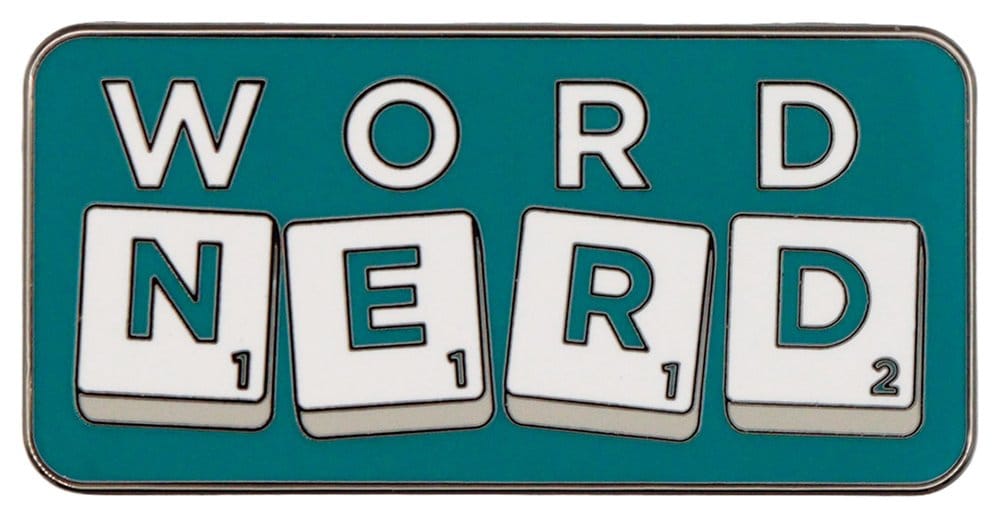 PRE ORDINE - Scrabble Pin Badge Word Nerd Limited Edition