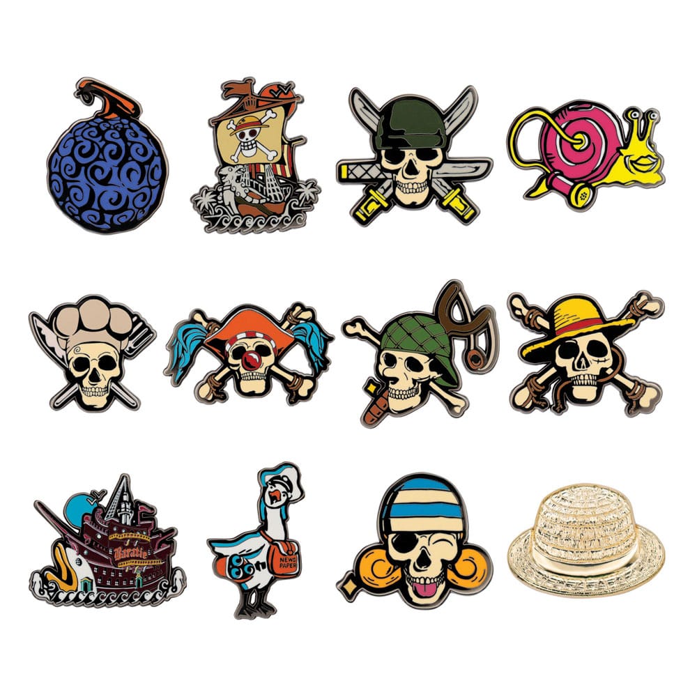 PRE ORDINE - One Piece World Pin Badge Display Mystery Pin Badge (12)