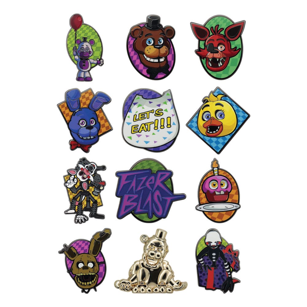 PRE ORDINE - Five Nights at Freddy´s Pin Badge Display Mystery Pin Badge (12)