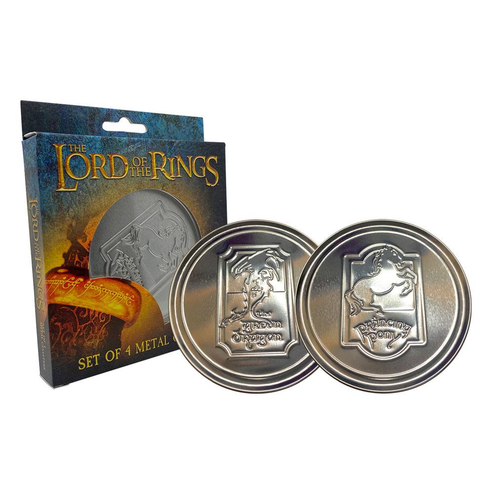 PRE ORDINE - The Lord of the Rings Coaster 4-Pack Green Dragon