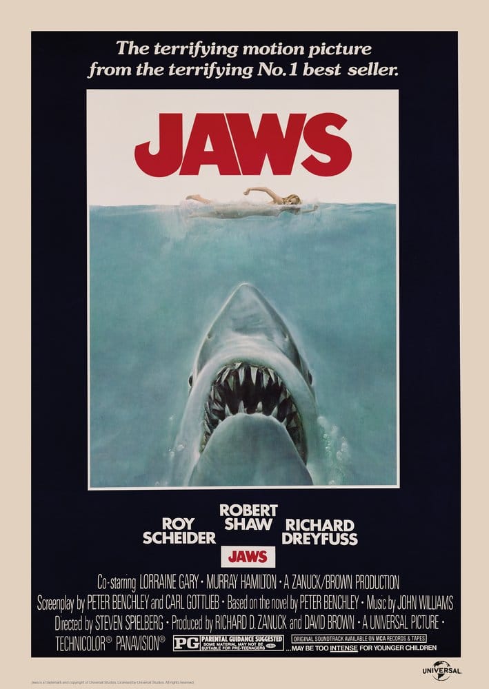 PRE ORDINE - Jaws Art Print Ver. B Limited Edition 30 x 47 cm