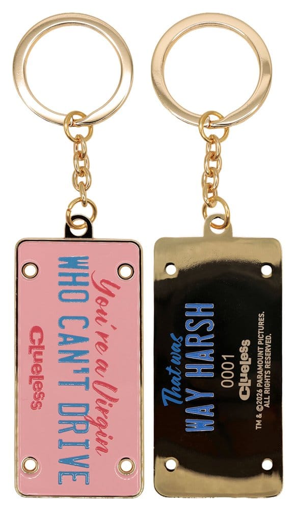 PRE ORDINE - Clueless Keyring License Plate Limited Edition