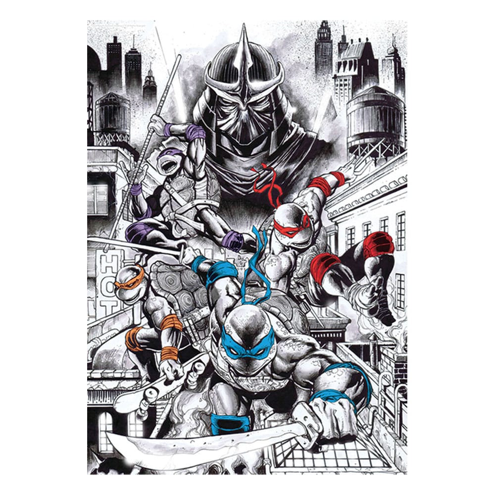 PRE ORDINE - Teenage Mutant Ninja Turtles Art Print 40th Anniversary Limited Edition 42 x 30 cm
