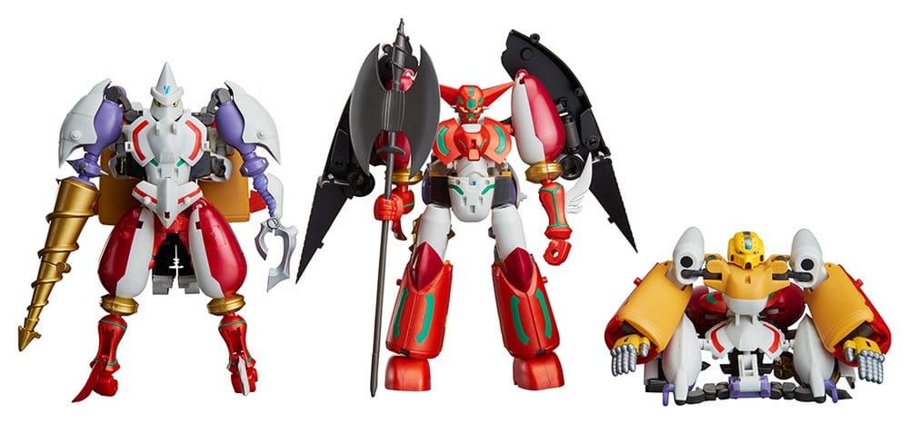 PRE ORDINE - Shin Getter Robo G Action Figure 3-Pack Dynamic Change Getter Robo 10 - 13 cm