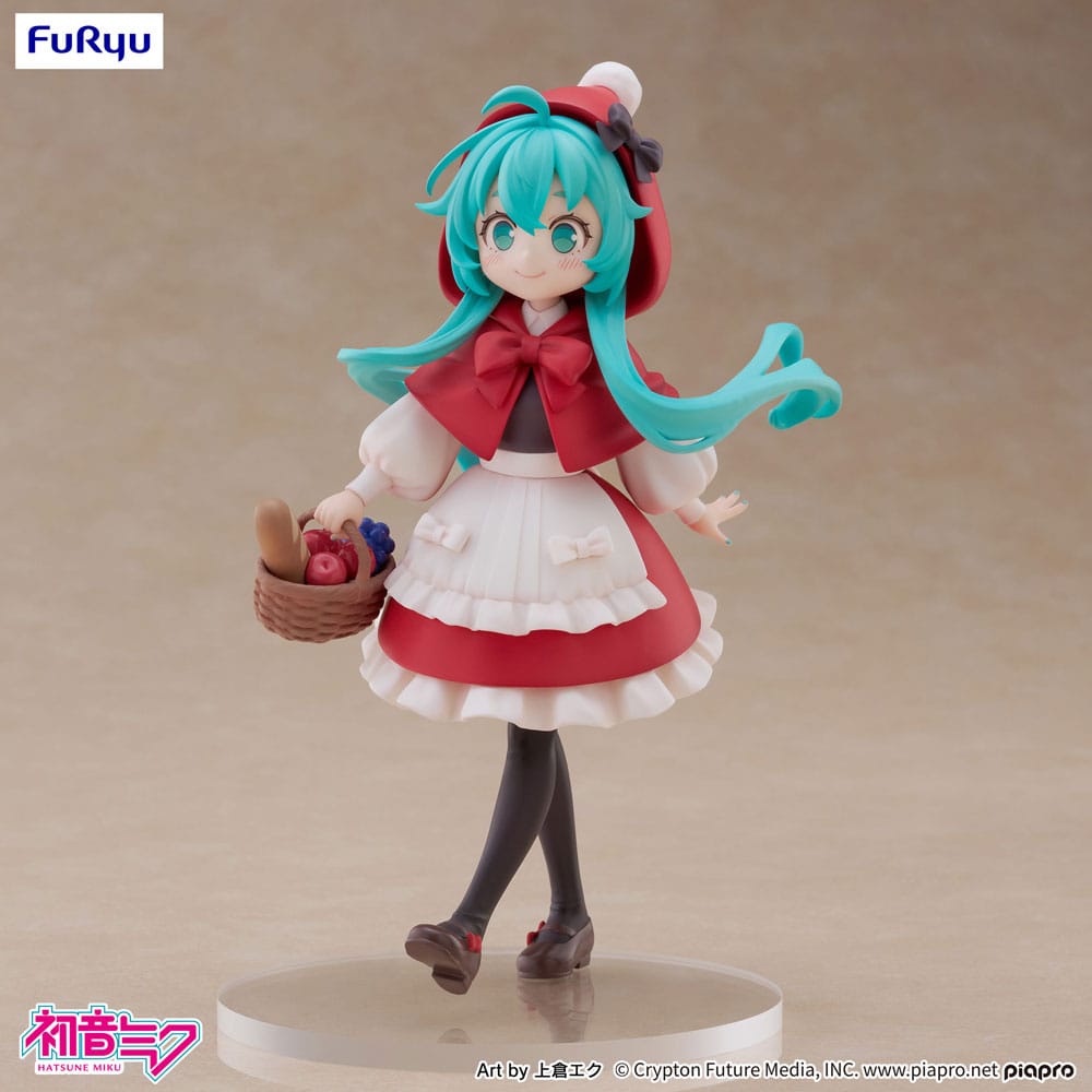 PRE ORDINE - Hatsune Miku Desktop Fairy PVC Statue Hatsune Miku Little red riding hood Ver. 16 cm