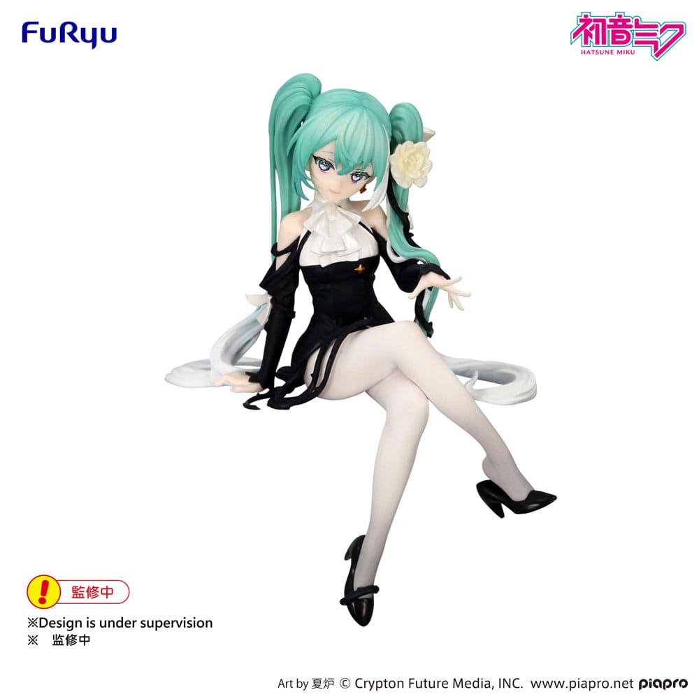 PRE ORDINE - Hatsune Miku Noodle Stopper PVC Statue Flower Fairy White Rose 14 cm