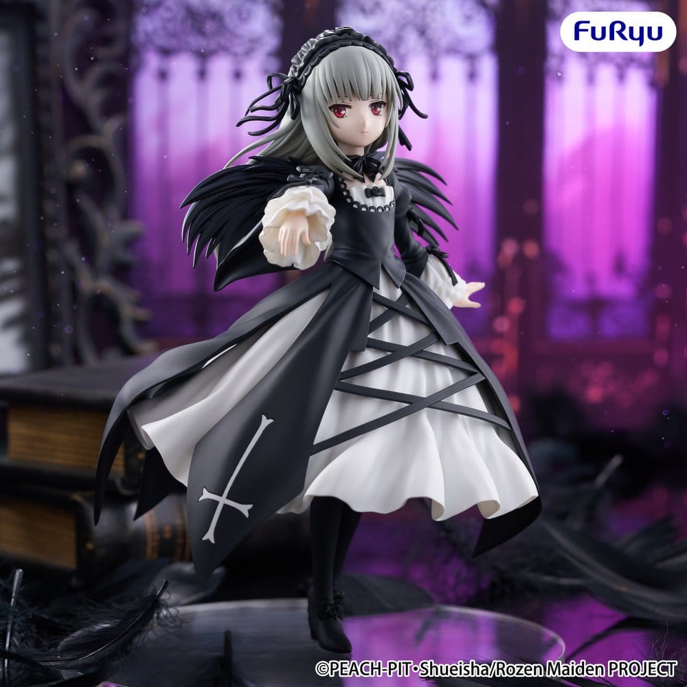 PRE ORDINE - Rozen Maiden Trio-Try-iT PVC Statue Suigintou 18 cm