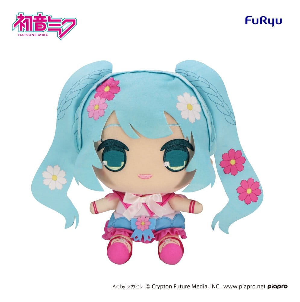 PRE ORDINE - Hatsune Miku Kyurumaru Big Plush Figure Cosmos 27 cm