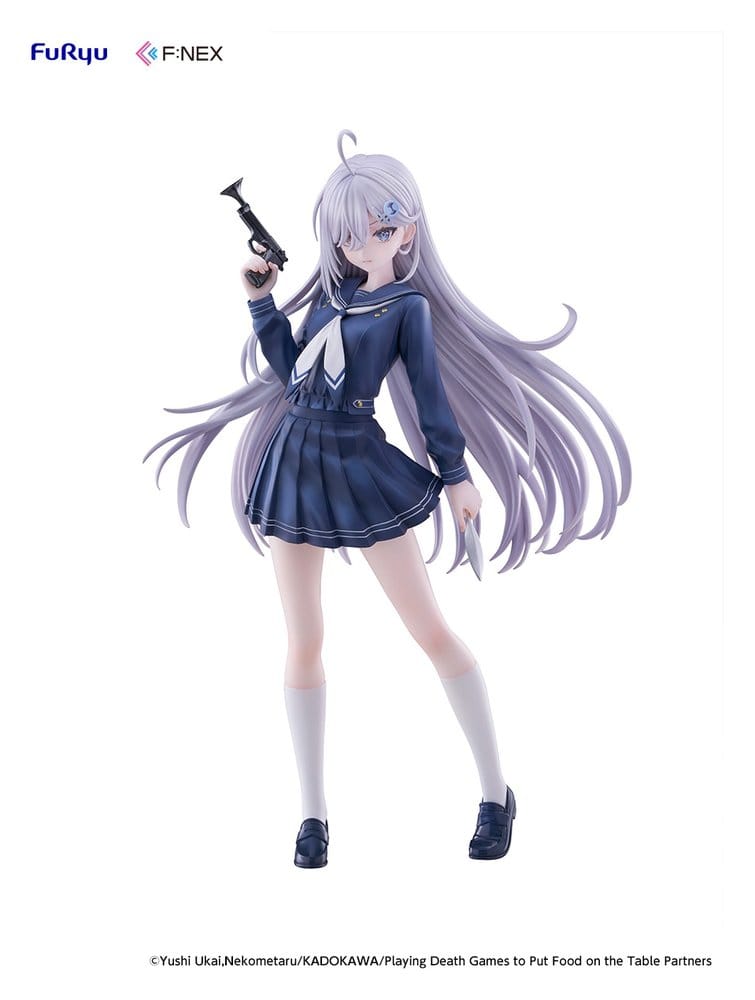 PRE ORDINE - Playing Death Games to Put Food on the Table PVC Figure 1/7 Yuki School Uniform Ver. 24 cm