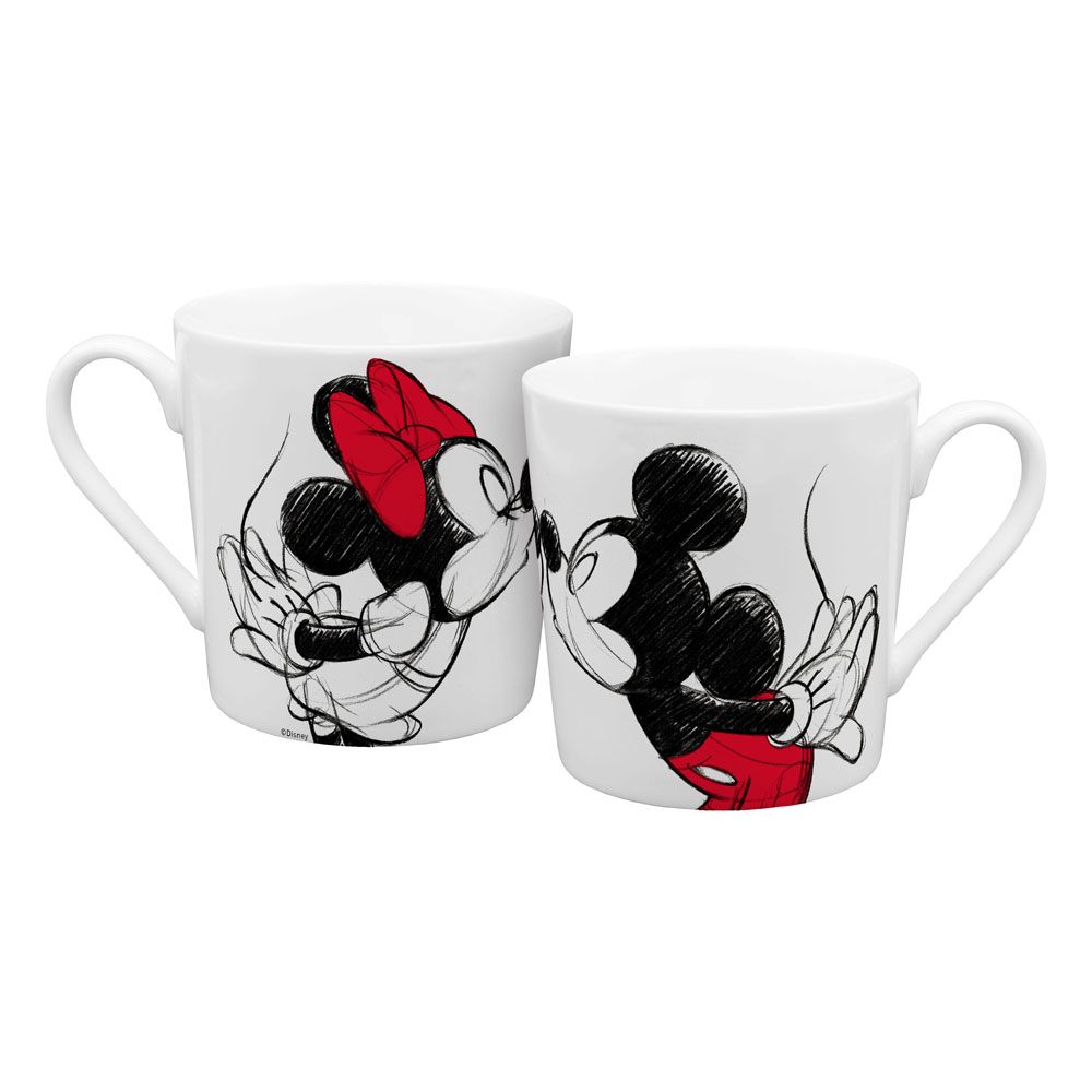 PRE ORDINE - Disney Mug Mickey Kiss Sketch