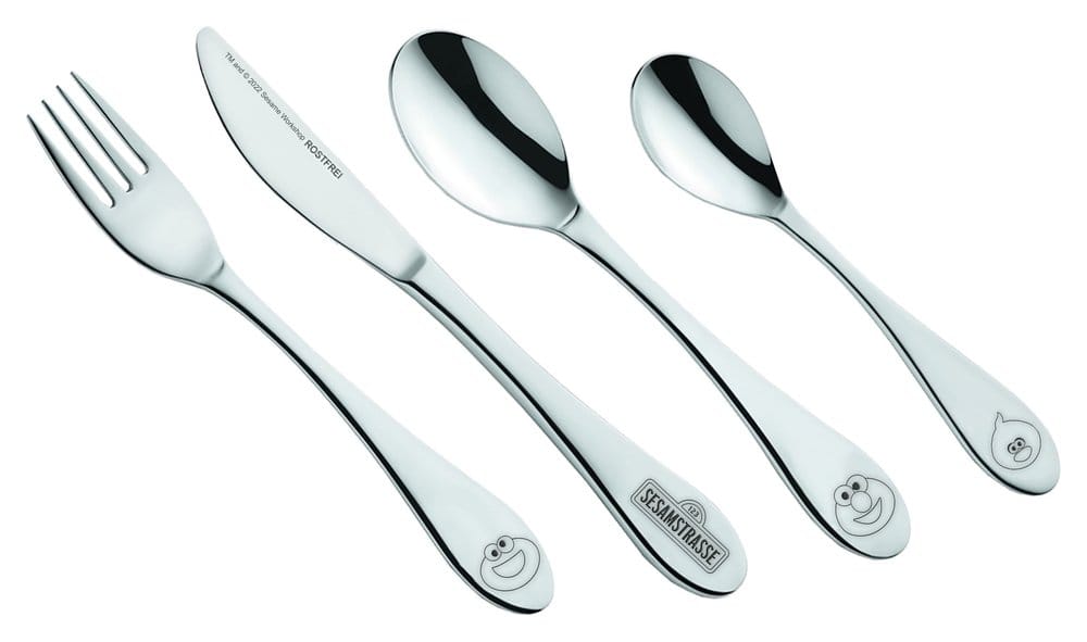 PRE ORDINE - Sesame Street Kids Cutlery Set Friends