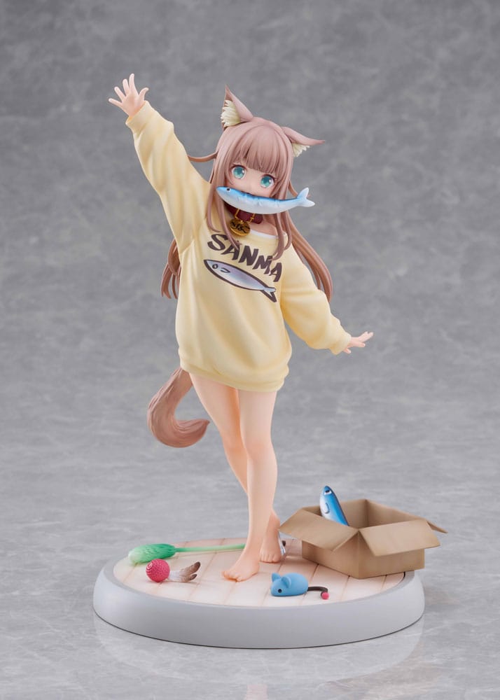 PRE ORDINE - My Cat Is a Kawaii Girl Statue 1/6 Kinako Play With Ver. AmiAmi Limited Edition 21 cm