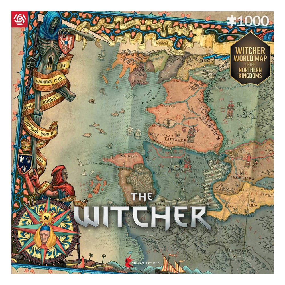 PRE ORDINE - The Witcher 3 Gaming Puzzle The Northern Kingdoms (1000 pieces)