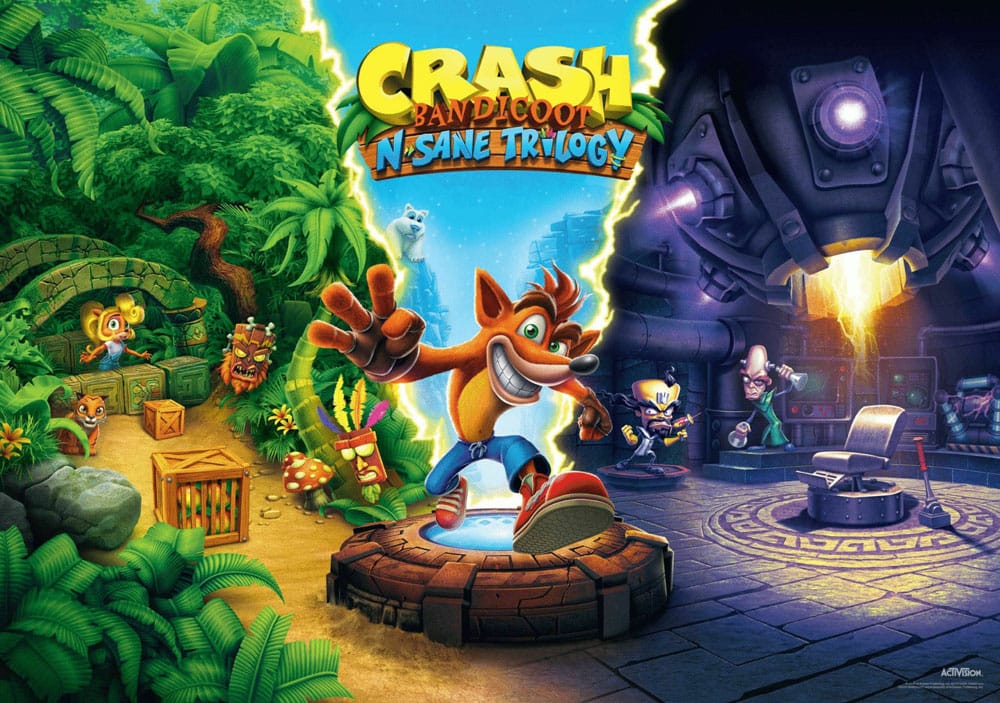 PRE ORDINE - Crash Bandicoot N Sane Puzzle Triology (1000 pieces)
