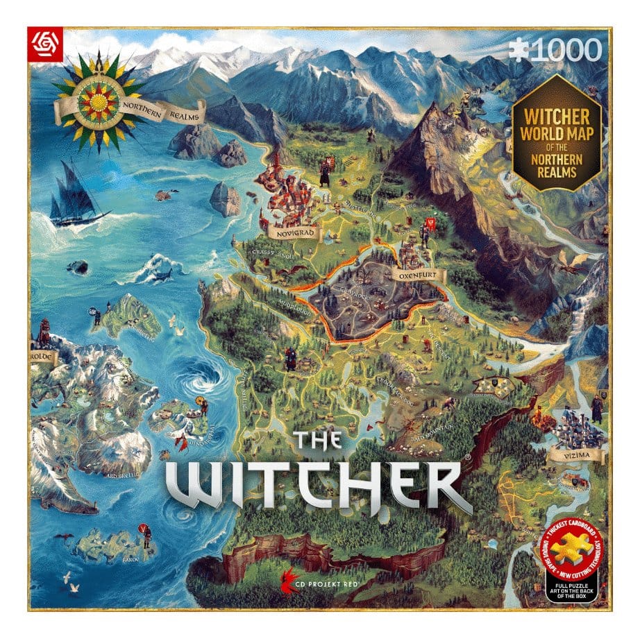PRE ORDINE - The Witcher Puzzle The Northern Realms Map (1000 Pieces)