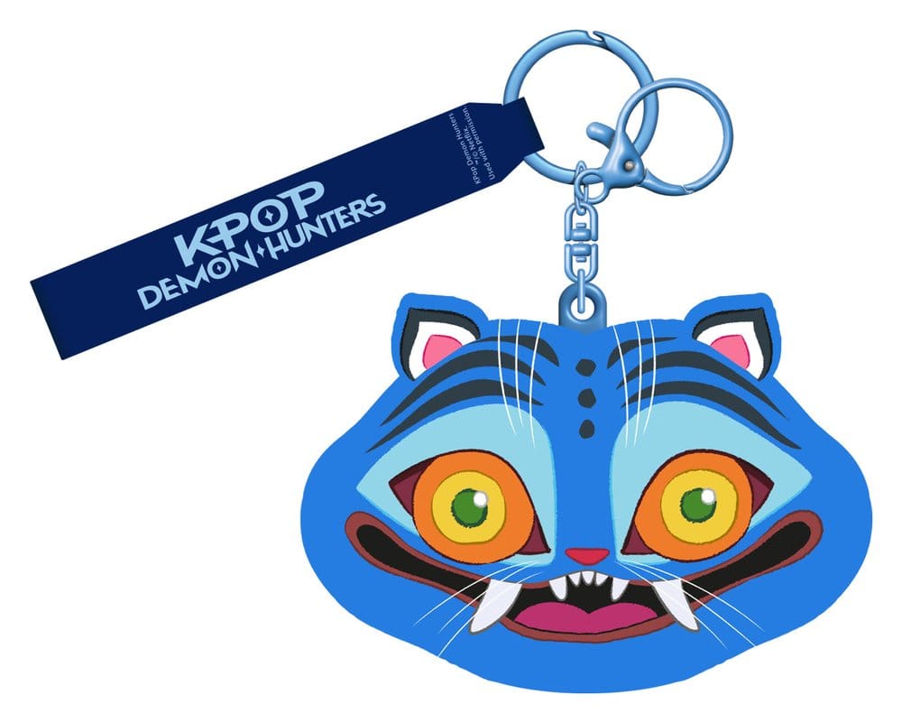 PRE ORDINE - KPop Demon Hunters Silicone Keychain Derpy Tiger