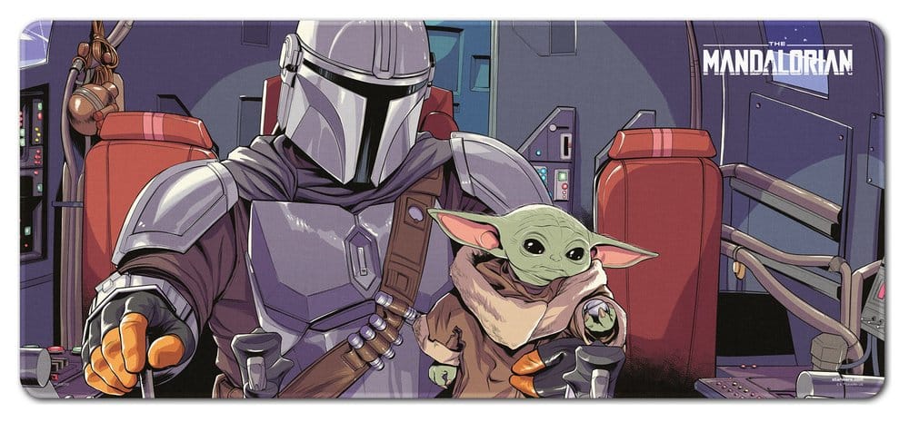 PRE ORDINE - Star Wars The Mandalorian XL Mouse Mat The Child 80 x 35 cm
