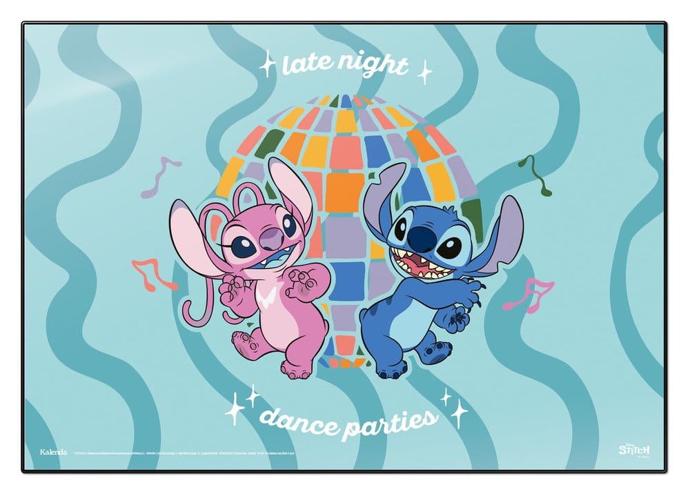 PRE ORDINE - Lilo & Stitch Desktop Mat Waves 35 x 50 cm