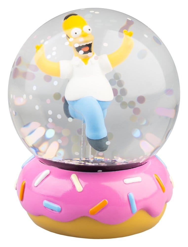 PRE ORDINE - The Simpsons Snow Globe Homer Simpson Donut 10 cm
