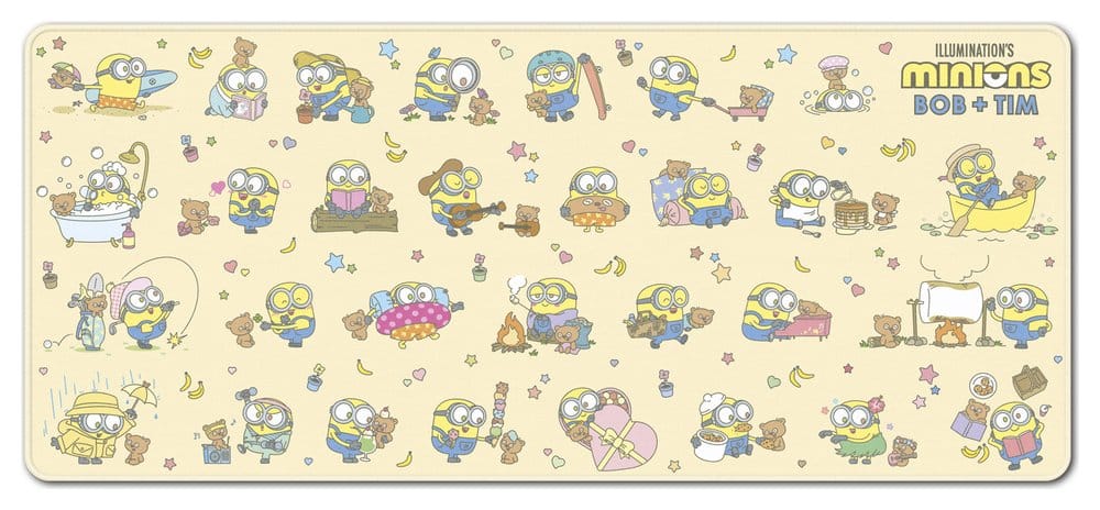 PRE ORDINE - Minions Mousepad XL Bob and Tim 80 x 35 cm