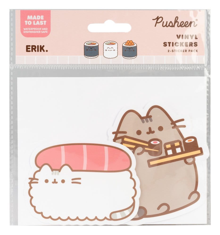 PRE ORDINE - Pusheen Vinyl Stickers Sushi Roll Vol. 1 Set of 2
