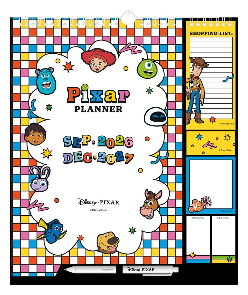 PRE ORDINE - Disney Pixar Wall Planner 2026/27 30 x 34 cm