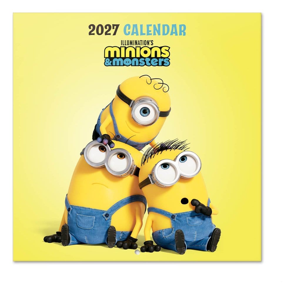 PRE ORDINE - Minions Wall Calendar 2027 30 x 30 cm