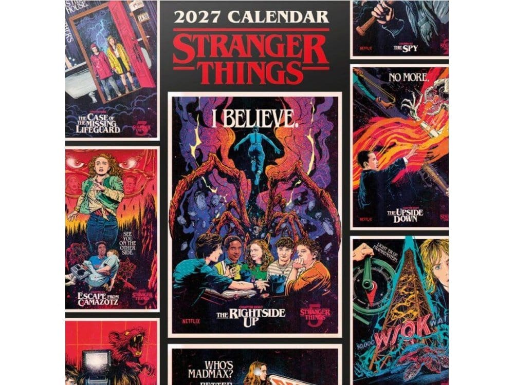 PRE ORDINE - Stranger Things Wall Calendar 2027 30 x 30 cm