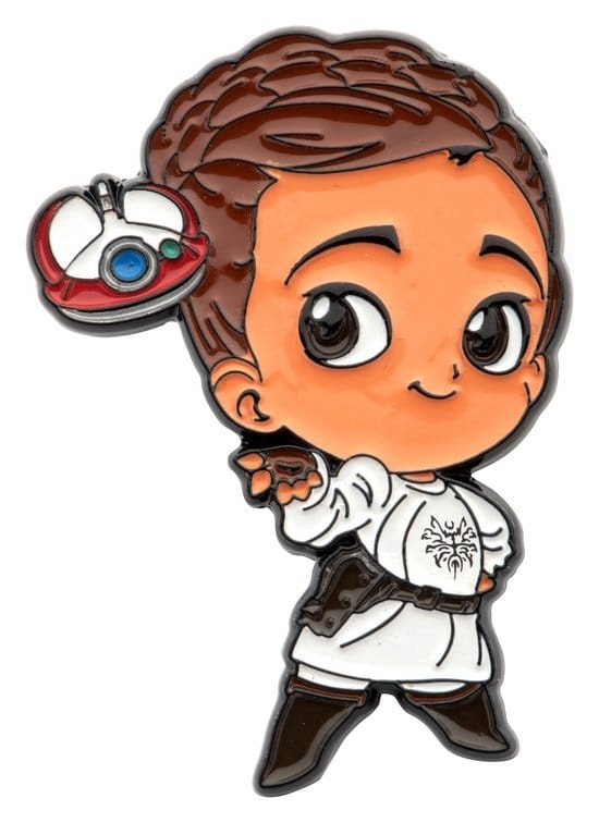 PRE ORDINE - Star Wars: Obi-Wan Kenobi Pin Badge Princess Leia & Lola Chibi