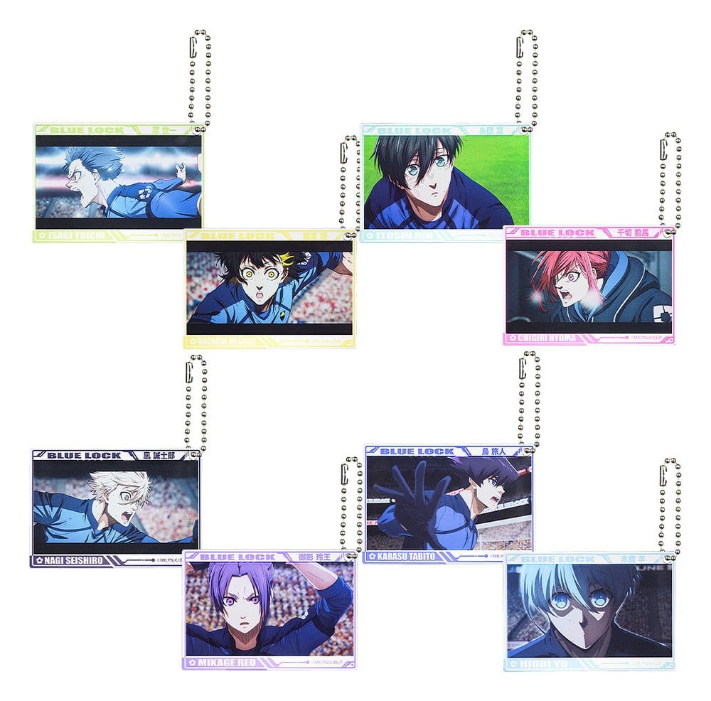 PRE ORDINE - Blue Lock Acrylic Keychains Blind Box Assortment (8)