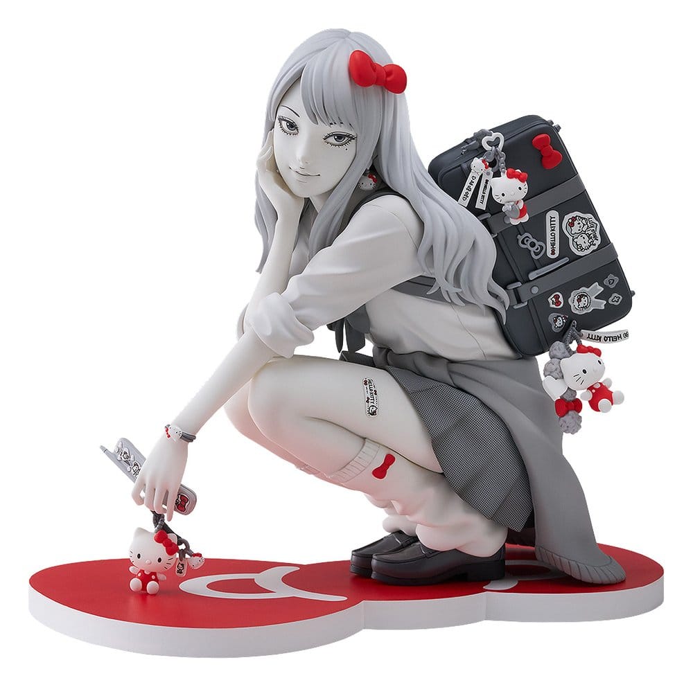 PRE ORDINE - Junji Ito PVC Figure Gyaru Tomie x Hello Kitty 14 cm