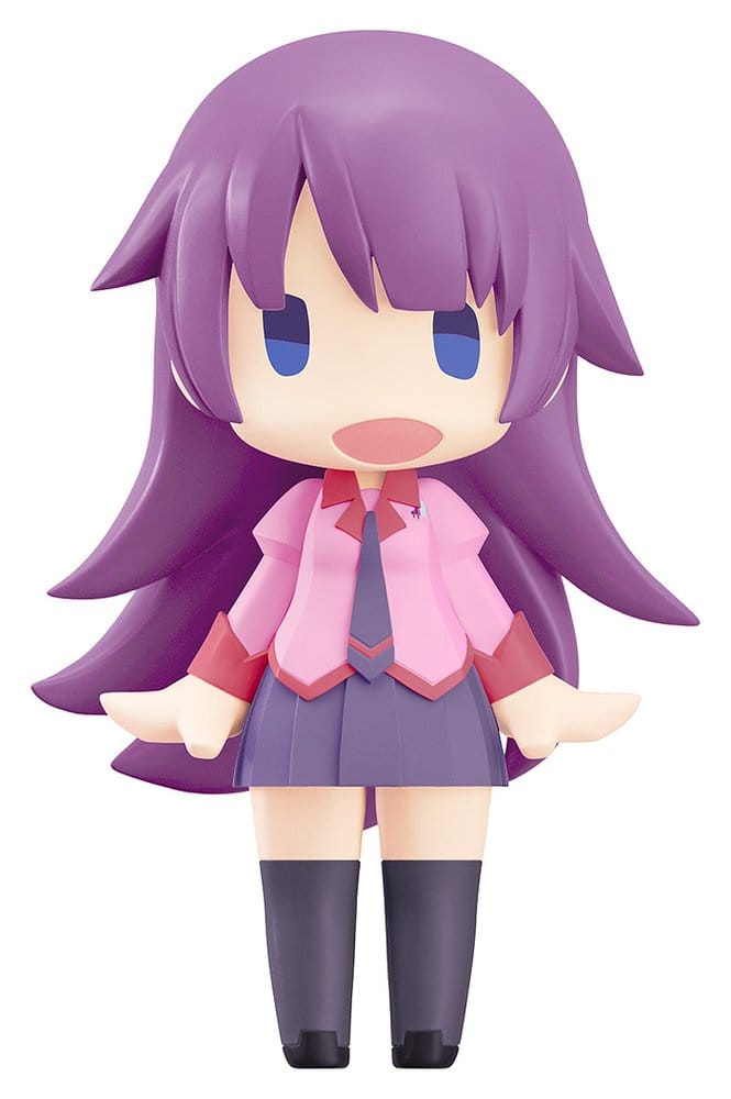 PRE ORDINE - Monogatari Series HELLO! GOOD SMILE Action Figure Hitagi Senjyogahara 10 cm