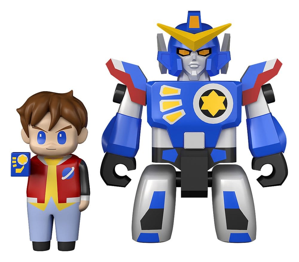PRE ORDINE - The Brave Fighter of Legend Da-Garn Brickroid Action Figures 2-Pack Da-Garn & Seiji Takasugi Set