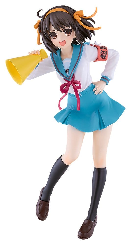 PRE ORDINE - The Melancholy of Haruhi Suzumiya Pop Up Parade PVC Figure Haruhi Suzumiya L Size 22 cm