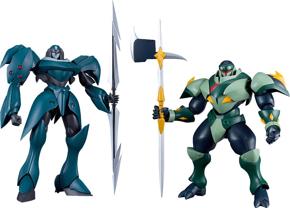 PRE ORDINE - Starknight Tekkaman Blade Moderoid Plastic Model Kits 2-Pack Tekkaman Dagger & Tekkaman Axe