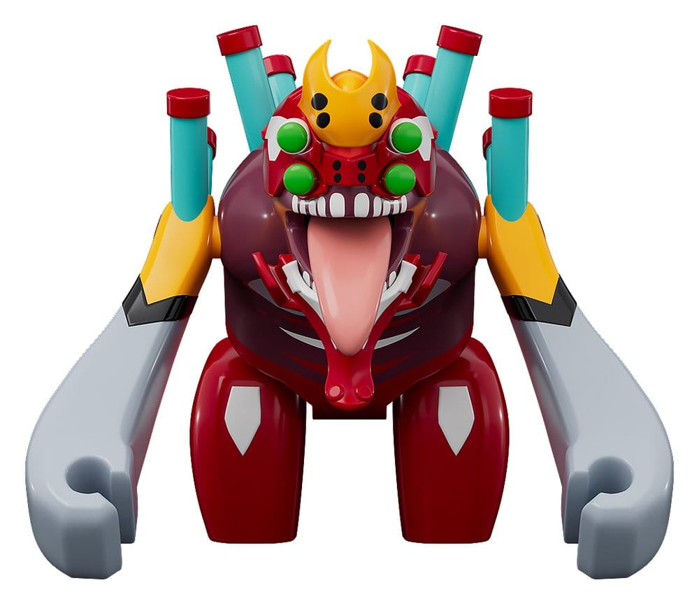 PRE ORDINE - Rebuild of Evangelion Brickroid Mini Figure Evangelion Unit 02 Beast Form 2nd Phase (Type 1) 4 cm